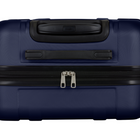 Bugatti - Valise de cabine rigide 21,25 po de la collection Madrid - Bleu Marine-Roues pivotantes simples à 360 degrés pour un roulement sans effort, doux et silencieux