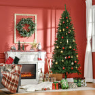 HOMCOM - Sapin de Noël artificiel de 2 - 1 m - sapin de Noël 865 branches - vert-Cet arbre artificiel est presque indiscernable d'un véritable épicéa 