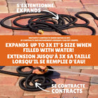 Big Boss - Tuyau d’arrosage extensible XHose Pro - Robuste et flexible - 75 pi-Grand Diamètre Pour Une Performance Maximale - le diamètre intérieur est de 5/8 de pouce qui permet un jet puissant et la résistance supérieure à l’éclatement de 500 PSI garantit des performances fiables et une longue durée de vie