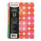 The Happy Planner - Planificateur organisé Riso Pop 2025-2026 12-mois-Ce modèle Riso Pop présente des motifs géométriques ludiques, des roses éclatants et des couvertures en plastique givrées anti-rayures