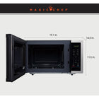 Magic Chef - Micro-ondes de comptoir 0,9 pi³ 900 watts à commande tactile numérique-6 modes de cuisson préprogrammés pour les aliments couramment cuits au micro-ondes