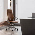 Nexten Pro - Chaise de bureau - Dossier haut - Marron-8