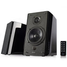 Edifier - R2000DB Enceintes multifonctions de bibliothèque Bluetooth actives - Noir-Les molettes de basses, d'aigus et de volume sont situées sur le haut-parleur actif avec la possibilité d'effectuer des micro-réglages des aigus et des basses de -6 dB à +6 dB