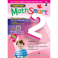Popular Book Company - Complete MathSmart pour la 2e année - Édition étendue - Anglais-Des codes QR qui renvoient les élèves vers des vidéos éducatives en ligne 