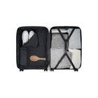 Bugatti - Ensemble de 3 valise rigide ABS - Noir-Système d'extension à fermeture éclair pour 20 % d'espace de rangement en plus.