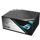 ASUS - Bloc d’alimentation ROG-THOR-1000P2-GAMING ATX12V 80+ Platinum 1000W-Les dissipateurs ROG ont un volume deux fois plus important que les conceptions traditionnelles, ce qui permet de réduire les températures, d'allonger la durée de vie des composants et de prolonger le fonctionnement à 0 dB