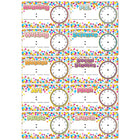 Ashley Productions - ASH19009-6 Aimants découpés - cartes d'horaire à confettis - 10 par paquet - 6 paquets-Idéal pour une utilisation sur des tableaux blancs magnétiques, des casiers en acier, des réfrigérateurs et d'autres surfaces magnétiques.