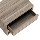 Manhattan Comfort - Table de nuit contemporaine Navis 26" à 2 tiroirs - Chêne naturel-Disponible en trois finitions polyvalentes : chêne naturel, gris charbon et chêne blanchi pour s’adapter à différents styles de décoration