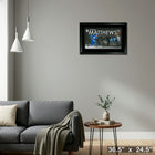 Auston Matthews 69 Goal Collage Toronto Maple Leafs - Impression encadree - 36" x 24"-Prêt à accrocher - livré entièrement assemblé