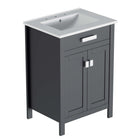 Modway - Laguna 24" Vanette de salle de bain - Gris blanc-Assemblée requise