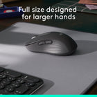 Logitech Signature M650L Souris Sans Fil - Bleu-Améliorez Votre Confort : Cette souris offre de longues heures de confort grâce à une forme à contours, un placement doux pour le pouce et des côtés en caoutchouc pour que la main reste en place