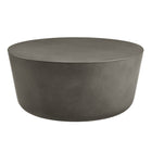 Modway - Brion Rond intérieur - Terrasse extérieure Béton Table basse - Gris-Construction en béton