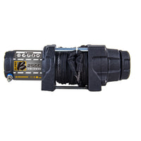 NovaWinch SUPERB treuil électrique 12 V, capacité de 2 500 lb avec câble synthétique, interrupteur au guidon-Moteur à aimant permanent à couple élevé (jusqu’à 2,6 HP)