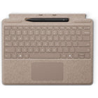 Microsoft - Clavier Surface Pro avec stylo mince SC - anglais - Avoine-Esquissez et écrivez naturellement à l’écran avec le Surface Slim Pen, toujours prêt et chargé dans le bac de rangement du clavier