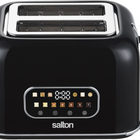 Salton - grille-pain numérique - 2 tranches - Noir-Contrôle du brunissage ajustable - obtenez le toast parfait grâce à 7 niveaux de brunissage personnalisables, d’un doré léger à un croustillant intense — exactement selon vos préférences. 