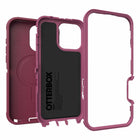 OtterBox - Coque Defender Pro avec MagSafe pour iPhone 16 Pro Max - Rouge Foxberry-Contrôle sans compromis sur la protection