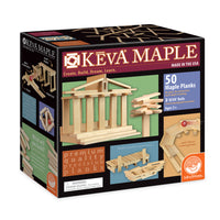 KEVA - Ensemble de planches d'érable - Ensemble de 50 planches-STEM ! Inspire un intérêt pour l'architecture, la construction STEM ! Inspire et s'intéresse à l'architecture, à la construction et au design