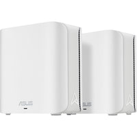ASUS - Routeur sans fil Ethernet ZenWiFi BD4 Wi-Fi 7 - Paquet de 2-Le WiFi 7 double bande atteint des vitesses allant jusqu'à 3600 Mbps avec MLO et 4K-QAM