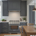 Kucht - 30 po Série KFX-X Cuisinière Pro Style au gaz propane - Acier inoxydable/Gris ciment-Garantie limitée du fabricant de 2 ans