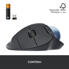 Logitech ERGO M575 Trackball - Souris sans fil avec molette de pouce - Noir-Battery life with Bluetooth: up to 20-month