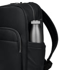 Bugatti - Sac à dos professionnel de la collection Wellington pour ordinateur portable jusqu’à 15,6 po - Noir-Poignée supérieure renforcée