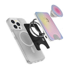 Popsockets - PopWallet+ pour MagSafe avec bague d'adaptation - Aura-Profil fin , facilement transportable dans une poche