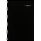 AT-A-GLANCE - Agenda mensuel 2025 - 11 7/8 po H x 7 7/8 po l - Noir - Bilingue-14 mois : decembre 2024 à janvier 2026