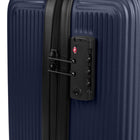 Bugatti - Valise de cabine à coque rigide 21.50 po de la collection Alexandria - Marine-Poignée de transport supérieure renforcée