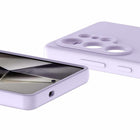 Avana - Coque Velvet Compatible MagSafe Galaxy S25 - Ultra Lavande-Protection contre les chutes jusqu'à 3 mètres