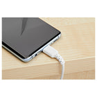 StarTech Câble USB-C vers USB 2.0 de 2 m - Blanc-Résistant aux IEM, ce câble USB-C haut de gamme est équipé d'une protection en métal pour le circuit imprimé