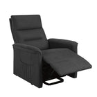 Brassex - Fauteuil releveur inclinable 362581 Levo - gris foncé-Fonction de levage motorisée