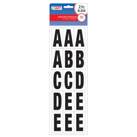 Creative Start - Lettres, chiffres et symboles autocollants - 2 po - Noir - Paquet de 99-Cet ensemble comprend 99 lettres, chiffres et symboles autocollants pour créer une signalisation claire et personnalisable