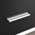 HOMCOM - Armoire de classement latérale mobile avec tiroir verrouillable - noir-Assemblage requis 