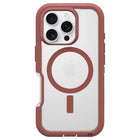 OtterBox - Coque Defender XT transparente pour iPhone 16 Pro - Rouge brique-Ouverture de précision pour une interaction facile avec la caméra