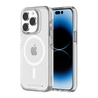 AXS - Crystal Shield Étui D3O MagSafe compatible pour Apple iPhone 15 Pro Max - Transparent-Testé pour des chutes de 8 pieds, soutenu par la technologie D3O