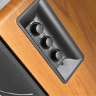 Edifier - R1280DBs Enceintes de bibliothèque alimentées Bluetooth au design classique et au son moderne avec sortie de caisson de basses - Brun-Subwoofer Prêt à ajouter un caisson de basses pour un impact des basses plus profond et plus puissant