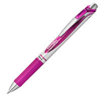 Pentel - EnerGel Rechargeable Rétractable Stylo à Encre Gel - 0,7mm - Encre Magenta-L’encre gel liquide sèche très vite et ne laisse aucune tache ni bavure – les gauchers en raffoleront.