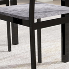 HOMCOM - Ensemble de salle à manger 3 pièces avec table pliante à abattant - gris clair-Idéal pour les salles à manger, les cuisines et les espaces restreints