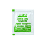First Aid Central - Lingettes Nettoyantes au Savon de Castille - Paquet de 100-Solution savonneuse à base d'huile de noix de coco à PH Balancé
