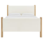 Modway - Maven Taille reine Boucle Tapis Lit de plateforme, Feather Oak-Assemblée requise