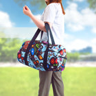 Oscardo - Sac de voyage Bear par John Rombough-Design durable et fonctionnel - Fabriqué à 100 % en polyester avec une taille spacieuse de 48 x 25 cm (18,9 po x 9,8 po), doté d’une poche latérale à fermeture éclair et d’une poche intérieure pour une organisation facile en déplacement