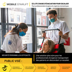 Mobile StairLift - EZ LITE - Chaise d’évacuation - couleurs assorties-Poignées ergonomiques rembourrées réduisant la fatigue de l’opérateur lors du transport