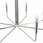 Modway - Rekindle 8-Lumière Lustre - Nickel poli-ETL répertorié pour les emplacements humides