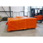 Kleton - Bâches isolées - Polyéthylène - Orange - 20 pi x 12 pi - 8 mils-Enveloppe en polyéthylène résistante et imperméable