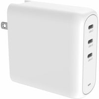 Creative Labs - Chargeur mural GaN 51MZ0525AA000 140 W à 3 ports - Blanc-Fournit jusqu'à 140 W de puissance
