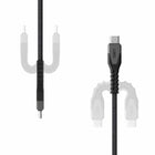 UAG - Câble Charge/Sync Robuste Kevlar USB-C USB-C 5p, Noir/Gris-Noyau renforcé en Kevlar 