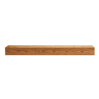 Entrepot La Grange - Poutre flottante de manteau de cheminée - 72 x 5 x 7 po - Miel-Support inclus