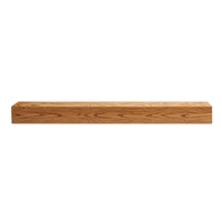 Entrepot La Grange - Poutre flottante de manteau de cheminée - 72 x 5 x 7 po - Miel-Support inclus