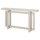 Hudson&Canal - Console Breslow 55" L - Aulne Blanc-Le plateau de table a une capacité de poids de 50 lb