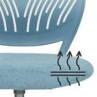 Chaise de Bureau pour Adolescent Homy Casa – Bleu-Poids net : 10,58 lb